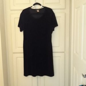 Black Velvet Dress.